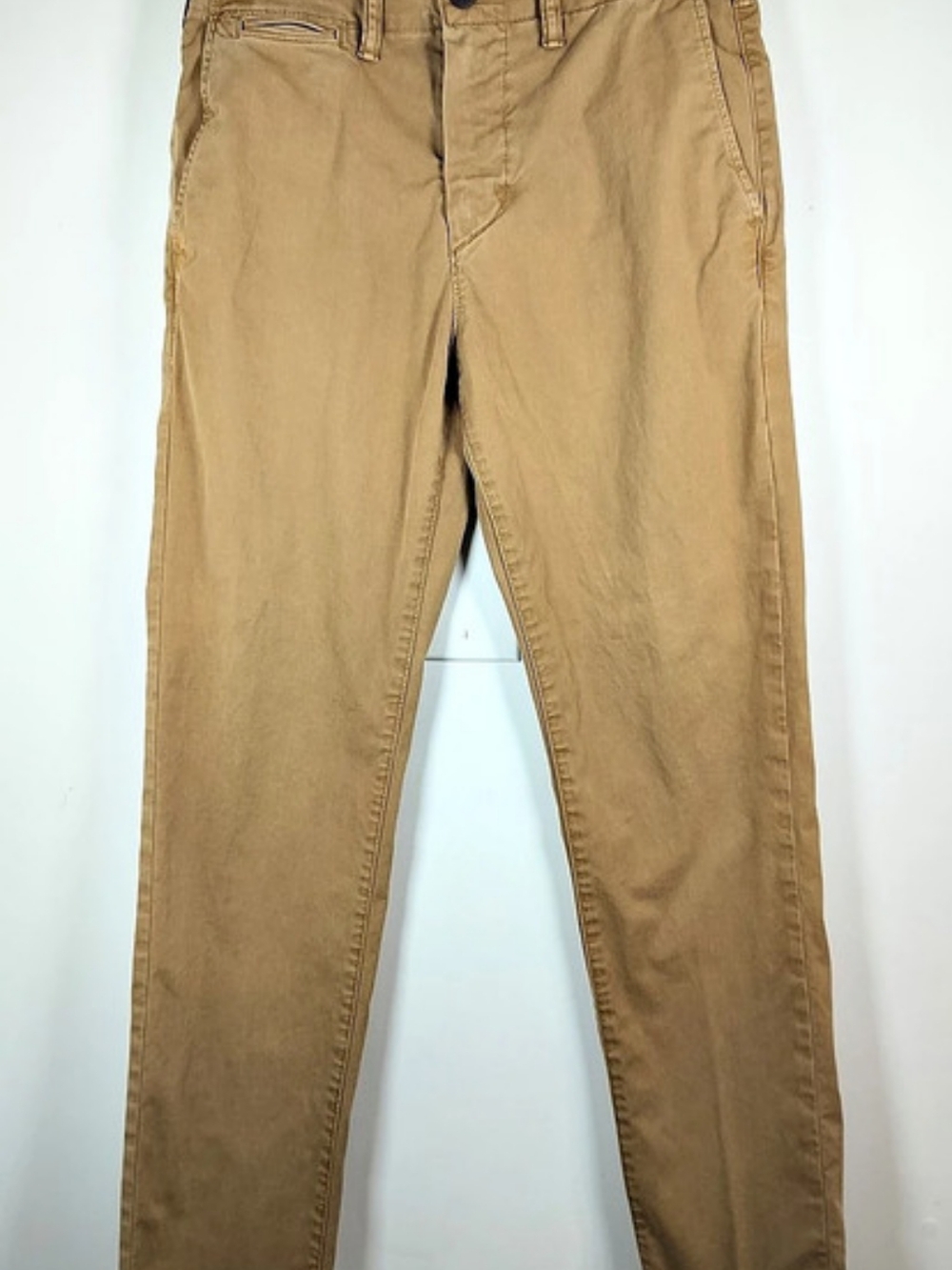 American Eagle Flex Straight Leg Pants in Brown Waist 28 x 32